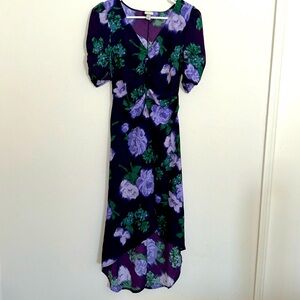 A New Day Women’s Crepe Short Sleeve Midi Dress